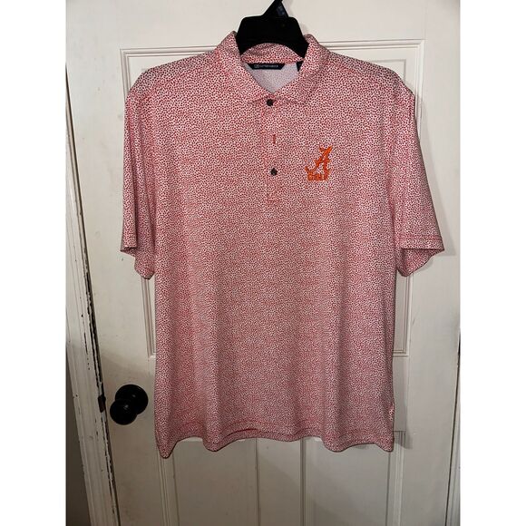 Cutter & Buck Polo Men’s XL Alabama Crimson Tide Golf Team Issu Rare Orange Logo - Picture 1 of 3